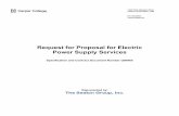 Request for Proposal for Electric Power Supply Services · 1200 W. Algonquin Road Palatine, IL 60067-7398 ... affirmatively ensure that RES will be selected without discrimination