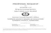 PROPOSAL REQUEST - sumnerschools.org · • Proposal must include a list of any exceptions to the requirements. ... 1500 Airport Road Gallatin, TN 37066 XI. Right to Seek a New Proposal
