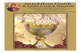 Sacred Heart Church & Saint Gerard Mission · Jesus Christ" (Ad Eph. 20,2). This supernatural food is healing for both body and soul and strength for our journey heavenward. When