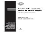 DEPARTMENT OF THE INTERIOR · Department of the Interior Printed on Recycled Paper NOTICE: These budget justifications are prepared for the Interior, Environment and Related Agencies