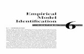 Empirical Model Identiﬁcation - McMaster Universitypc-textbook.mcmaster.ca/Marlin-Ch06.pdf · Empirical Model Identiﬁcation 6.1 INTRODUCTION To this point, we have been modelling