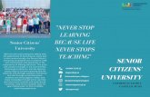 NEVER STOP LEARNING UNIVERSITY BECAUSE ... - mayores.uji…mayores.uji.es/wp-content/uploads/2018/10/Seniors-citizens-university.pdf · UNIVERSITAT JAUME I, CASTELLÓ, SPAIN Universitat
