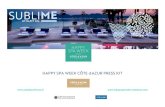 HAPPY SPA WEEK CÔTE dAZUR PRESS KIT - at.media.france.frat.media.france.fr/sites/default/files/document/...Cap Estel – Eze Le Mas Candille - Mougins Happy Spa Week Côte d’Azur,