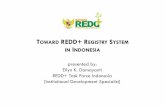 20130426 REDD+ Registry Indonesia - WordPress.com · 26.04.2013 · Building up momentum 2007 2008 2009 J 2010Jan 2010 M 2010May 2010 Copenhagen Accord on REDD+ COP 13 in Bali G20