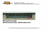 Pgs37-38 Basement Windows - WIXSYS · Basement Windows need replacing also and there are special vinyl windows made specifically for replacing old wooden or steel basement windows.
