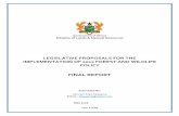 FINAL REPORT - The Forestry Commission of Ghana Proposals for Policy Reforms... · ii. Critically analyse the 2012 Forest and Wildlife Policy and produce proposals for ... Regulation