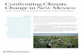 Confronting Climate Change in New Mexico · New Mexico’s growing leadership on planning for water-resource stress periods and increasing drought-resilient renewable energy sources.