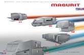 MAGURIT - your cutting machines specialist for fresh and ... · up, if e.g. different cutting results are requested; we ... We also supply solutions for the processing of fresh raw