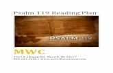 Psalm 119 Reading Plan - Clover Sitesstorage.cloversites.com/merrillwesleyanchurch/documents/Psalm 119... · Psalm 119 Reading Plan MWC 3765 N. Chapin Rd. Merrill, MI 48637 989.643.3000