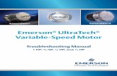 Emerson UltraTech Variable-Speed Motor · The Emerson® UltraTech® variable-speed motor is a 4-wire ... • Inspect blower housing for secure mounting to system chassis. • Verify