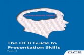 The OCR Guide to Skills Version 1 understanding learning guidance resources communication industry knowledge skills employment training education qualification understanding learning