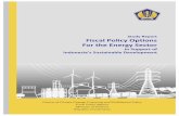Fiscal!PolicyOptions! Forthe!EnergySector! Fiscal... · Fiscal’PolicyOptions’in’EnergySector’!!! ii!!!!! Study!Report! Fiscal!PolicyOptions! forthe!EnergySector! inSupportof!!