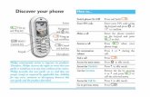 Discover your phone How to - Philips · Foto Talk: add voice to pictures .....10 Fotocall ... Date format ... card contains your subscription, ...