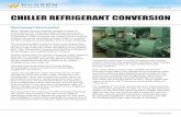 CHILLER REFRIGERANT CONVERSION - Hudson Technologies · CHILLER REFRIGERANT CONVERSION Maintaining Critical Comfort When Tampa General Hospital needed mineral oil removed from its