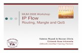 MUM 2008 Workshop IP Flow - Software Libre fileMUM 2008 Workshop IP Flow Routing, ... For each traffic, ... 00-9 Mikrotik Indonesia  6/16/2008 IP Flow OUTPUT INTERFACE FORWARD