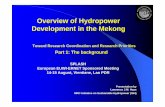 Overview of Hydropower Development in the Mekongsplash-era.net/downloads/mekong_workshop/Pres02_Haas_Hydropower_Status.pdf · Number (BCM) of Tributary Hydropo ...