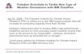 Potsdam Scientists to Tackle New Type of Weather Simulations …clusterday2011.aei.mpg.de/cgd2009/talks/kramer/PIK_IPLEX_Clusterday... · COPY SCALE ADD TRIAD dx360/8 11242.36 11273.16