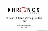 Vulkan: A Hand Waving Guided Tour - khronos.org · © The Khronos®Group Inc. 2018 -Page 1 Vulkan: A Hand Waving Guided Tour Hai Nguyen / Google Dec 2018