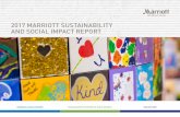 2017 MARRIOTT SUSTAINABILITY AND SOCIAL IMPACT … · The Ritz-Carlton Rewards and SPG hotels since they began setting first-generation Goals nearly a decade ago. We also introduce