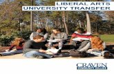 LIBERAL ARTS UNIVERSITY TRANSFER - cravencc.educravencc.edu/wp-content/uploads/academics/publications/LAUT.pdf · The Liberal Arts and University Transfer (LAUT) programs at Craven
