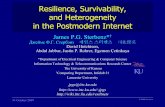 Resilience, Survivability, Heteorgeneity in Postmodern ... file14 October 2009 Resilience, Survivability, Heterogeneity in Postmodern Internet 7 ITTC Sterbenz, et al. Resilient Networks