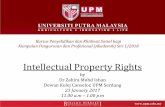 Intellectual Property Rights - pendaftar.upm.edu.my · PCT system is a patent application filing system, not ... Putra] 2)Availability: ... Films, Sound recording,