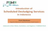 Introduction of Scheduled Desludging Services - susana.org · Deli Serdang Jakarta Bekasi Magelang Solo Gresik Malang Makasar Bogor Jayapura 11 SUPPORTED CITIES for LLTT by IUWASH