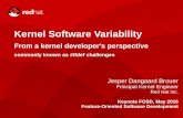 Kernel Software Variability - iptables · 3/25 Kernel Config #ifdef challenges Kernel Config #ifdef challenges Kernel's config allows great deal of customization Allow to run on big