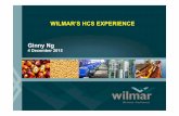 WILMAR’S HCS EXPERIENCE Ginny Ng - ISCC System · Wilmar’s Integrated Policy On 5th December 2013, the Group announced its commitment to an integrated Policy of “No Deforestation,