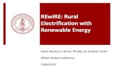 REwiRE: Rural Electrification with Renewable Energy · SUTM 17 kms Renc. SUTM 13 kms Tabundung Tanabanss Lenang Napu LINDIWACU Langgaliru GHAURA Road Existing Transmission Planned