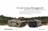 Camouflaged - Wanco Inc. · AC Voltage 120 V 120 V ... The super quiet WI2000CP gives you plenty of clean, ... 500-watt mobile floodlight attachment is optional.