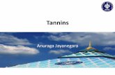 Tannins - Bogor Agricultural University · - Do not function in primary metabolism such as biosynthesis, ... Tannins, definition Water-soluble phenolic compounds that have ability