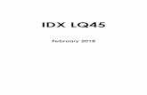 IDX LQ45 · IDX LQ45 February 2018 . Contents Forewords LQ45 Index Constituents for the period of February ...
