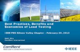 Best Practices, Benefits and Economics of Load Testing Events/MarkSiira.pdf · Best Practices, Benefits and Economics of Load Testing IEEE PES Silicon Valley Chapter - February 20,