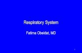 Respiratory System - JUdoctors · Acute Respiratory Distress Syndrome - Is a clinical syndrome caused by diffuse alveolar capillary and epithelial damage and is characterized by: