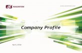 Axiomtek company profile - Axiomtek- Industry Leader in …axiomtek.com/company/investor/20160413_investor_conference.pdf · Axiomtek Company Profile 12 What We are Working for IoT