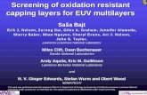 Screening of oxidation resistant capping layers for EUV multilayerseuvlsymposium.lbl.gov/pdf/2004/presentations/day1/Co07_Sasa_Bajt.pdf · S. Bajt et al., Lawrence Livermore National