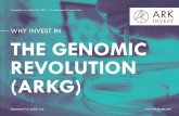 WHY INVEST IN THE GENOMIC REVOLUTION (ARKG) · * IP: Intellectual Property WHY INVEST IN THE GENOMIC REVOLUTION? ark-funds.com| 3 Forecasts are inherently limited and cannot be relied