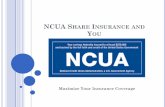 NCUA SHARE INSURANCE AND YOU - consolidatedccu.com · R OAD M AP This brief slide show will walk you through the basics of share insurance. The slides focus on the types of accounts,