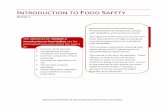 INTRODUCTION TO FOOD SAFETY - ssfpa.net 1 trainer manual.pdf · Introduction to Food Safety: Module 1 5 Common Symptoms sickness or death. biological, chemical, or physical properties,