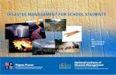 DISASTER MANAGEMENT FOR SCHOOL … BOOK DM.pdfNational Institute of Disaster Management Ministry of Home Affairs, Government of India 5-B, IIPA Campus, IP Estate, Mahatma Gandhi Marg,
