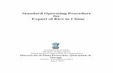 Standard Operating Procedure for Export of …plantquarantineindia.nic.in/PQISPub/pdffiles/sopexpchina...6 their unit in the prescribed application form (Annexure–1). 8.2 Procedure