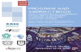 PRELIMINARY PROGRAM AND ABSTRACT BOOK · 2009 6th CCE IV Message from the Podium . Editorial. This year we are celebrating the 6th International Conference, and the second edition