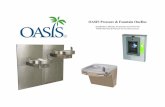 OASIS Pressure & Fountain OneDocoasis-parts.com/info/OASIS-Pressure-Fountain-OneDoc.pdf · OASIS Pressure & Fountain OneDoc Specifications, Manuals, Accessories and more for the OASIS