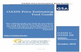 OASIS Price Estimating Tool Guide - gsa.gov · OASIS Price Estimating Tool Guide P A G E | 2. OASIS Price Estimating Tool Guide . This ordering guide sets forth the procedures for