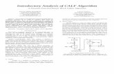 Introductory Analysis of CALF Algorithminformatika.stei.itb.ac.id/~rinaldi.munir/Kriptografi/2014-2015/Makalah1-2015/... · Introductory Analysis of CALF Algorithm ... Then, split