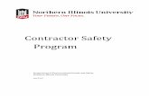 Contractor Safety Program - niu.edu · Contractor Safety Training ... Contractor Safety Program is the ... Workers have the right to stop working and report the hazard immediately