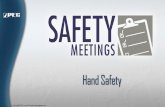 Hand Safety · 8 . PPT-SM-HNDSFTY 2014 . Gloves • Rubber gloves include gloves made out of rubber, neoprene, vinyl, or latex