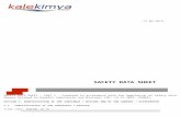 EHS_L_TEXT(CED-U00 - kalekimya.comkalekimya.com/admin/tds/1558097761_TEQFEEL_CD_15-SDS.docx · Web viewsafety data sheet. safety data sheet. 12.04.2019 . 12.04.2019