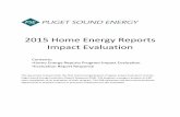 2015 Home Energy Reports Impact Evaluation PSE - Oracle · 2015 Home Energy Reports . Impact Evaluation . Contents: •Home Energy Reports Program Impact Evaluation •Evaluation
